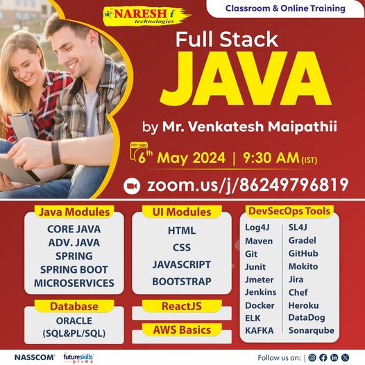 Best Full Stack Java Classroom Training in KPHB  Naresh IT,Hyderabad,Educational & Institute,Free Classifieds,Post Free Ads,77traders.com